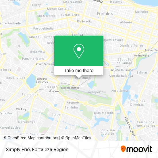 Simply Frio map