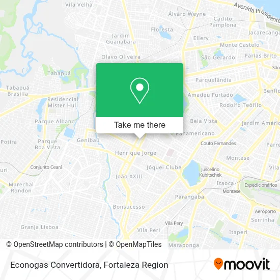 Econogas Convertidora map