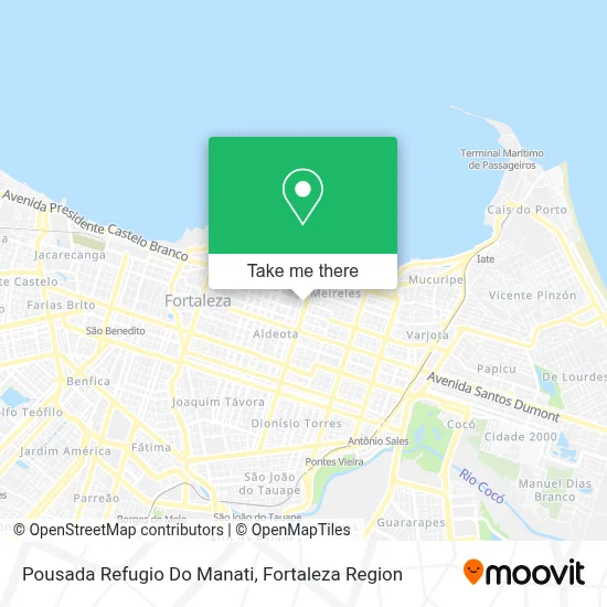 Pousada Refugio Do Manati map