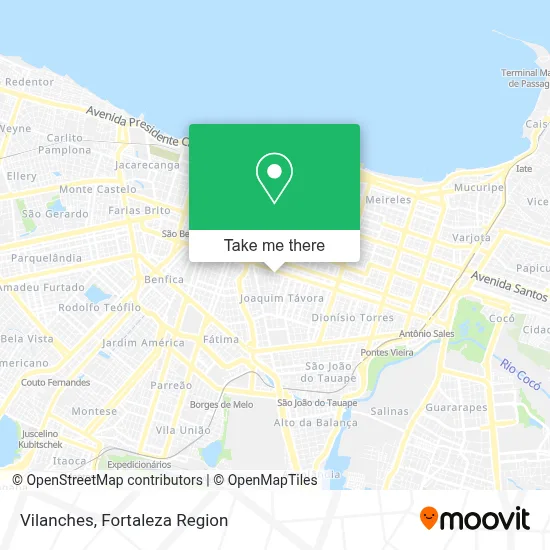 Vilanches map