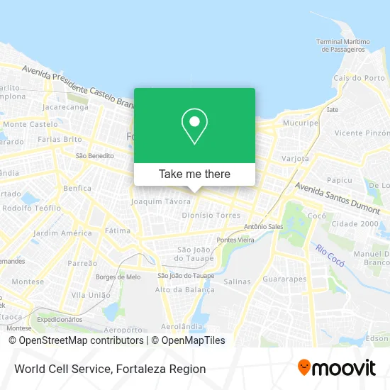 World Cell Service map