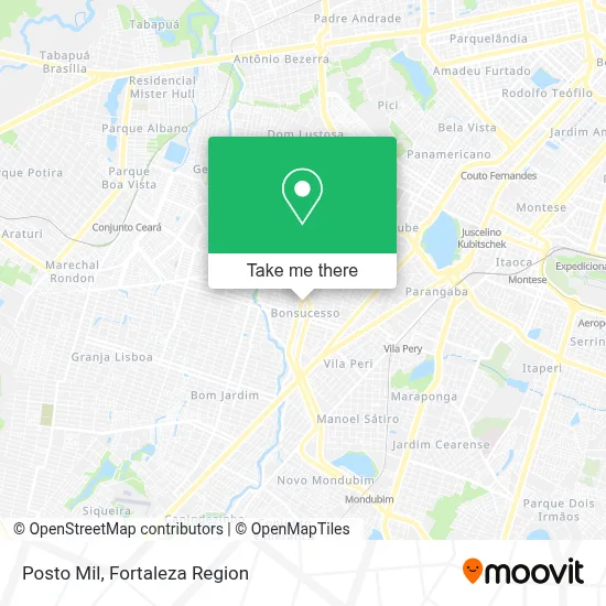 Posto Mil map