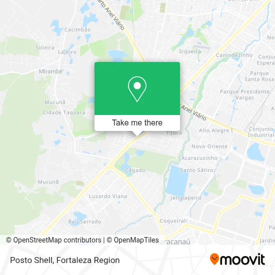 Posto Shell map