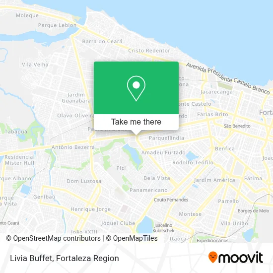 Livia Buffet map