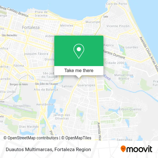 Duautos Multimarcas map
