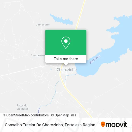 Conselho Tutelar De Chorozinho map