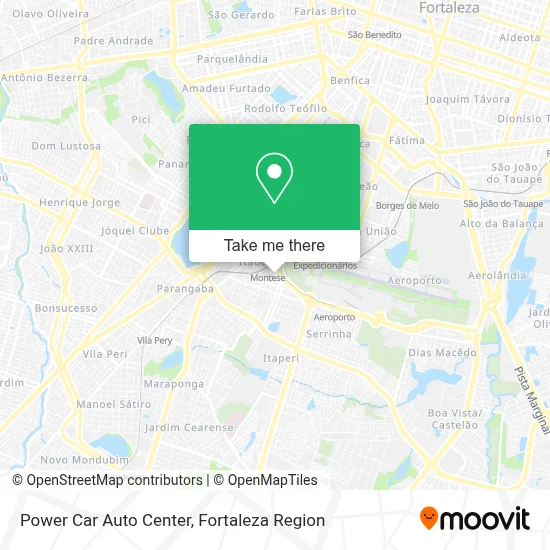 Power Car Auto Center map