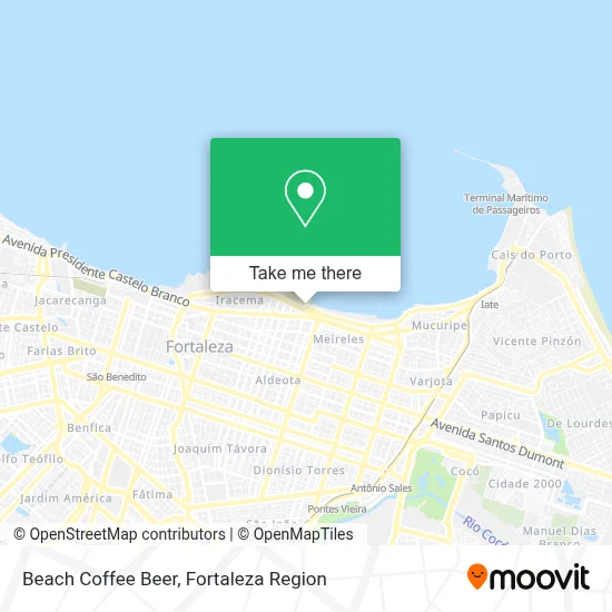 Beach Coffee Beer map