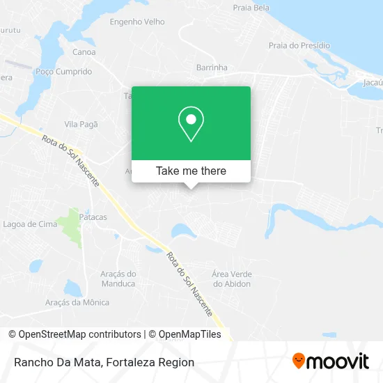 Rancho Da Mata map
