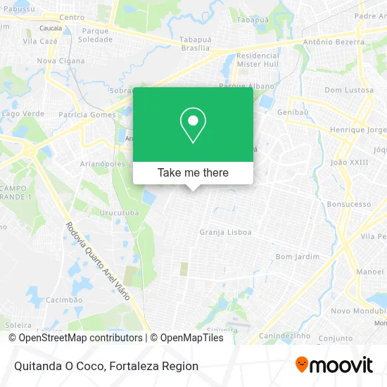 Quitanda O Coco map