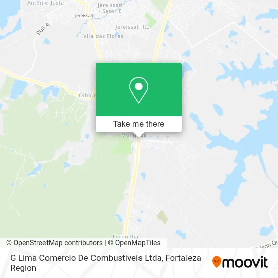 G Lima Comercio De Combustiveis Ltda map