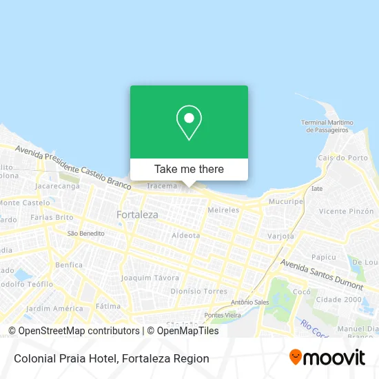 Colonial Praia Hotel map