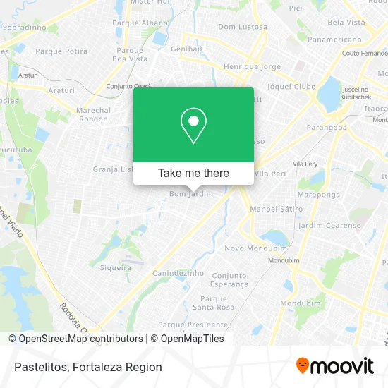 Pastelitos map
