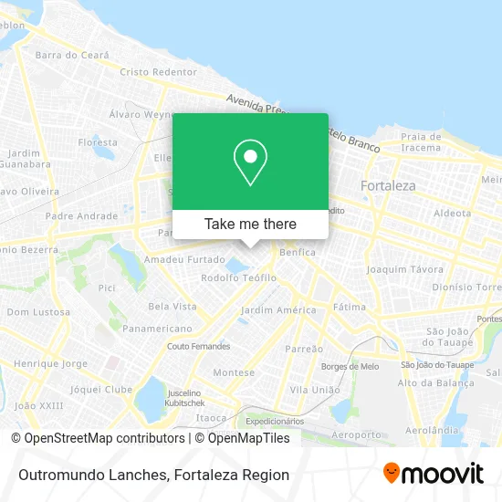 Outromundo Lanches map