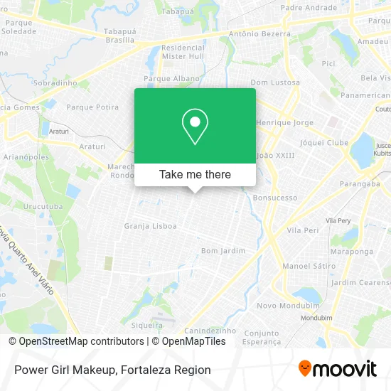 Power Girl Makeup map