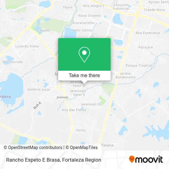 Rancho Espeto E Brasa map