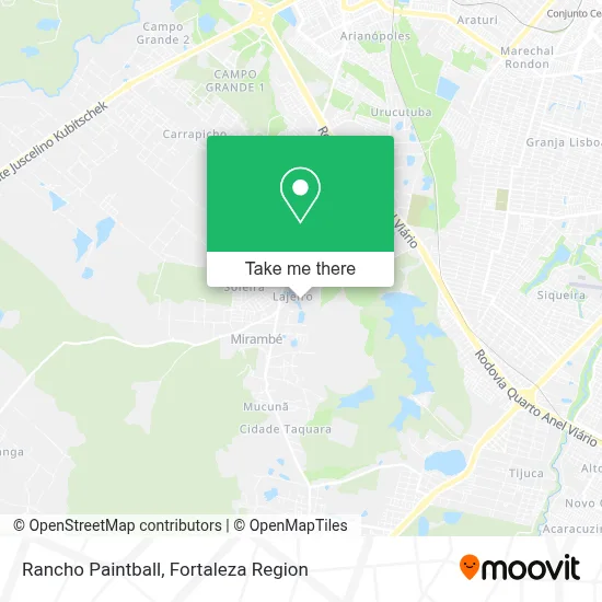 Rancho Paintball map