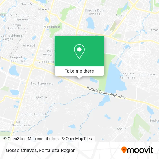 Gesso Chaves map