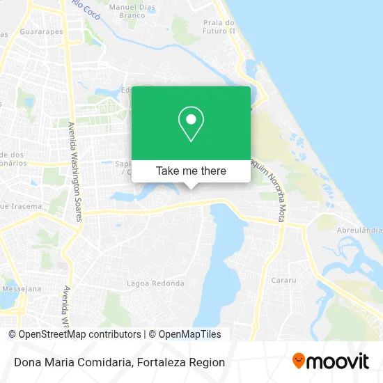 Dona Maria Comidaria map