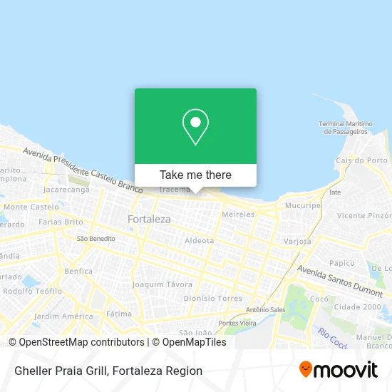 Gheller Praia Grill map