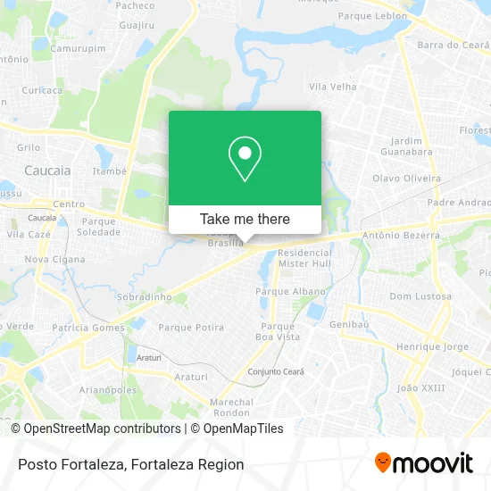 Posto Fortaleza map