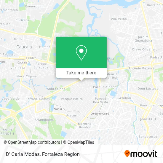 D' Carla Modas map