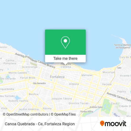 Canoa Quebrada - Ce map