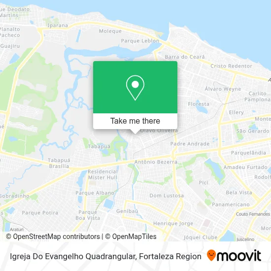 Igreja Do Evangelho Quadrangular map