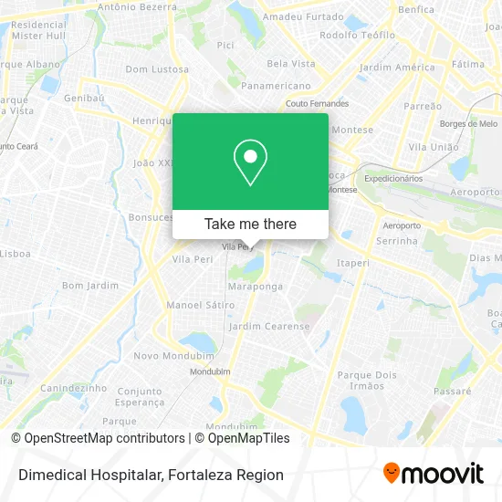 Dimedical Hospitalar map