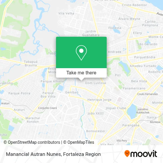 Manancial Autran Nunes map