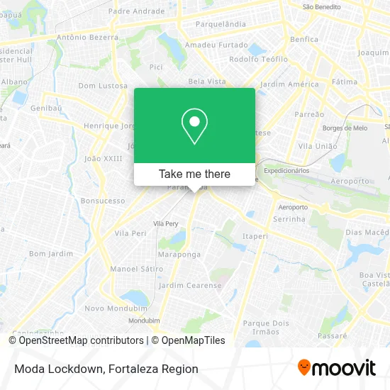 Moda Lockdown map