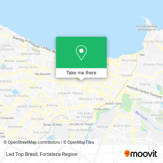 Led Top Brasil map
