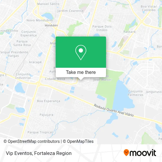 Vip Eventos map