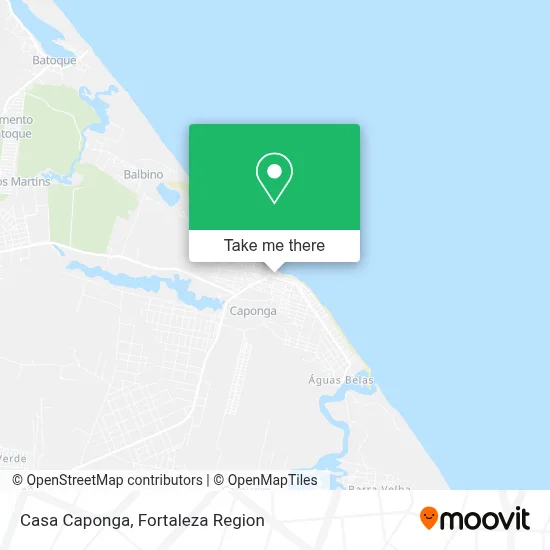 Casa Caponga map