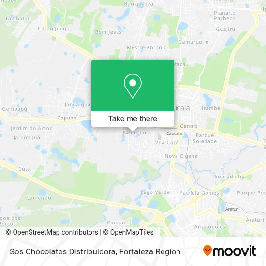 Sos Chocolates Distribuidora map
