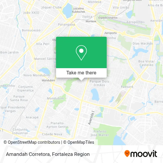 Amandah Corretora map