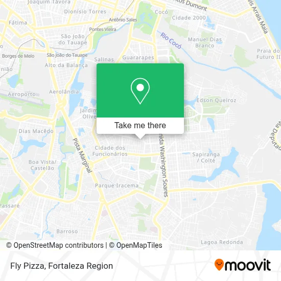 Fly Pizza map