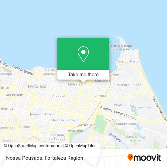 Nossa Pousada map