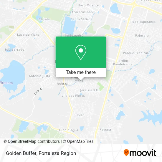 Golden Buffet map