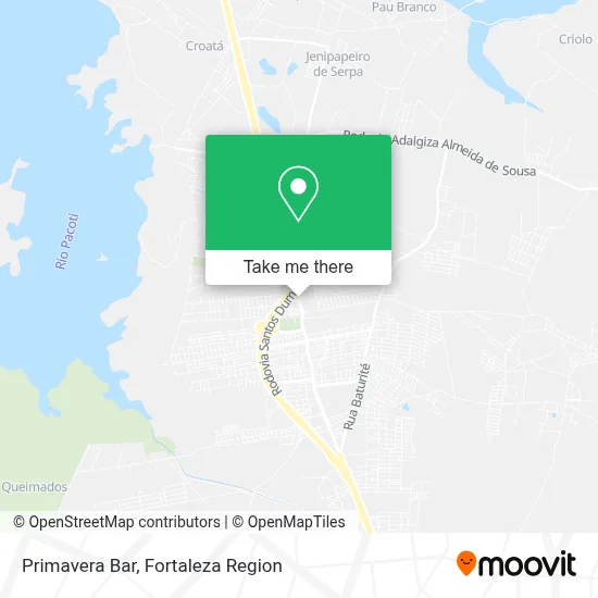 Bar Primavera map