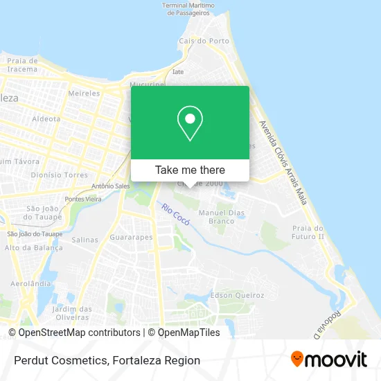 Perdut Cosmetics map