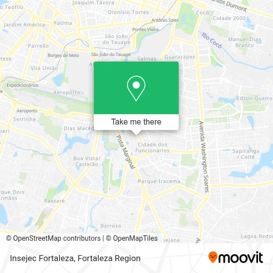 Insejec Fortaleza map