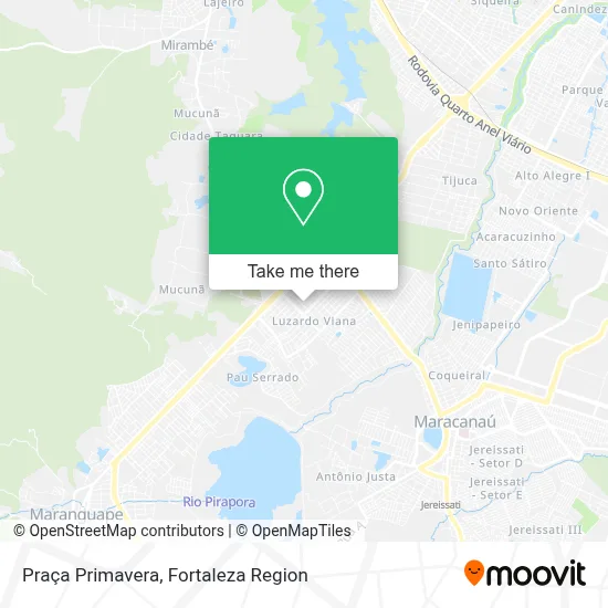 Praça Primavera map