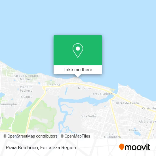 Praia Boichoco map