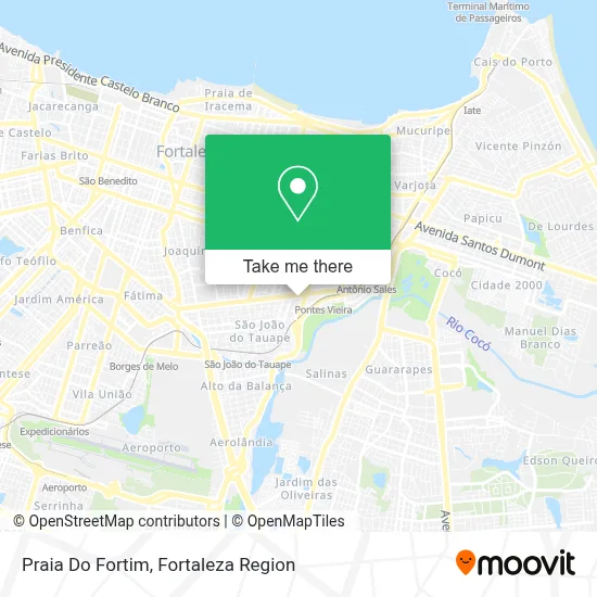 Praia Do Fortim map