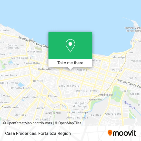 Casa Fredericas map