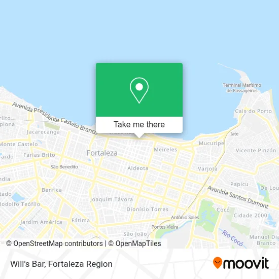 Will's Bar map
