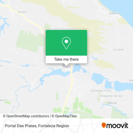 Portal Das Praias map