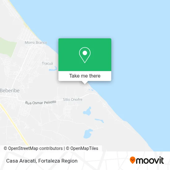Casa Aracati map