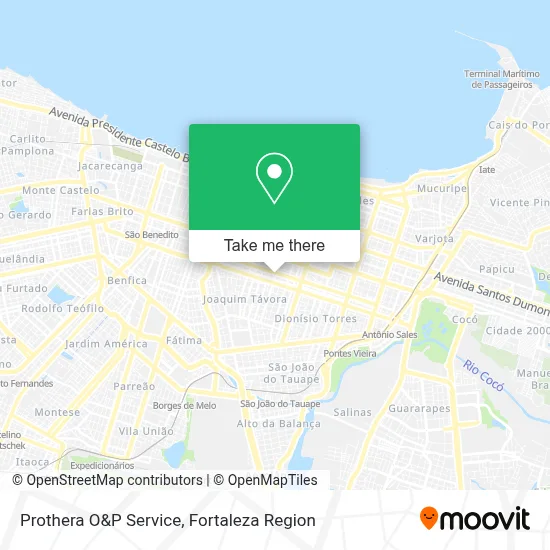 Prothera O&P Service map